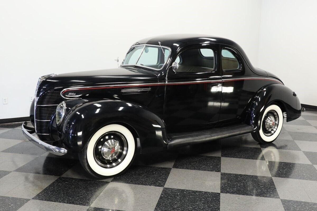 1939 ford 5 window coupe glossy paint sharp interior 61565 miles