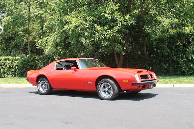 1974 formula 350 red auto ram air hood ac