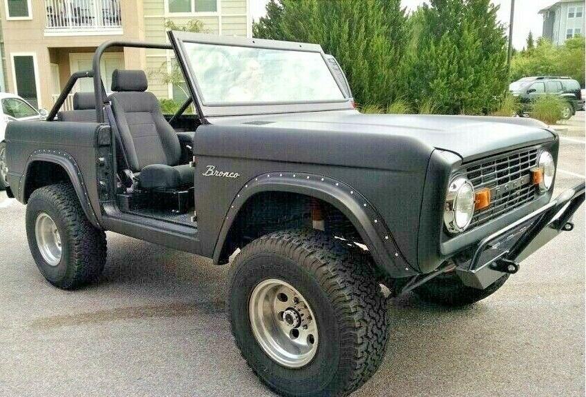 1974 ford bronco blk new v8 engine