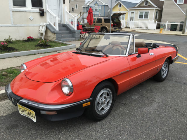 1983 alfa romeo spider italian { convertible } 95,0000 miles { low reserve }