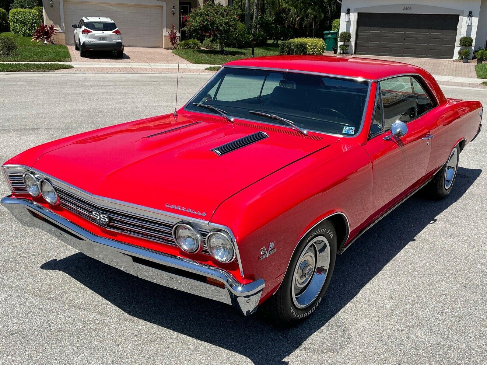 1967 chevrolet chevelle ss tribute coupe red 7500 miles