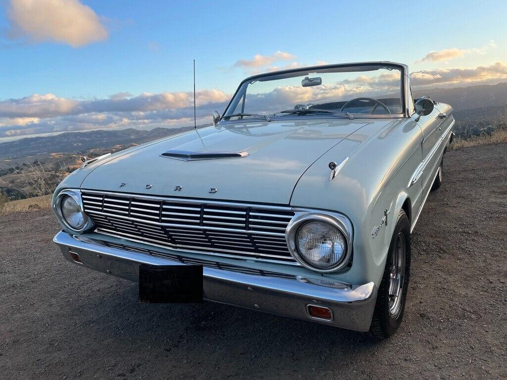 1963 ford falcon sprint convertible rare 4 speed manual 260 v8