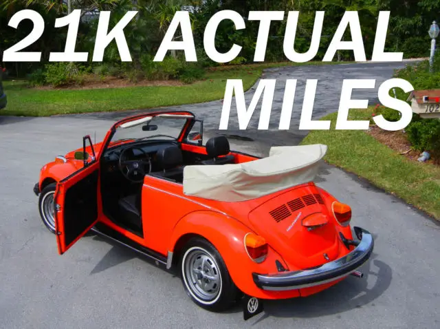 1979 vw super beetle convertible - just out of nearly 2 decades in vw museum