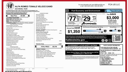 2024 Alfa Romeo Tonale