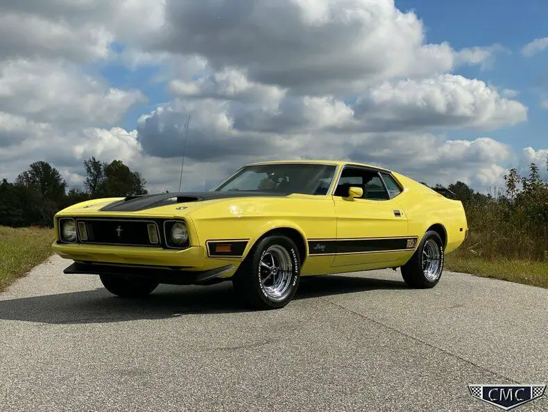 1973 ford mustang mach 1 fastback 351 cobra jet a/c c6 auto restored finance