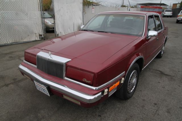 1988 chrysler new yorker landau automatic 6 cylinder no reserve
