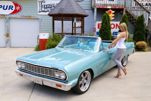 1964 chevy malibu ss convertible 327 pdb ps frame off resto true super sport
