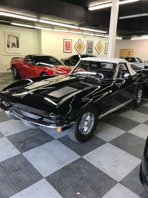 63 corvette stingray convertible 327 340 hp manual