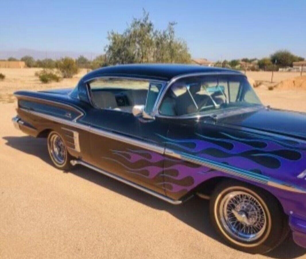 1958 chevrolet impala custom low rider 348 turbo thrust engine