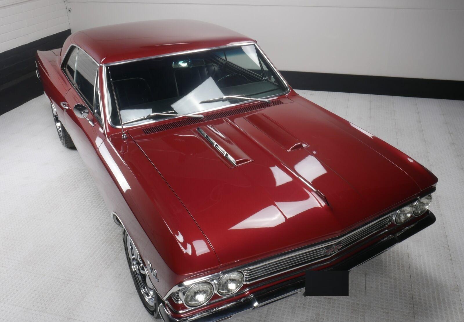 1966 chevrolet chevelle ss maroon correct 396 4 speed manual 20599 miles