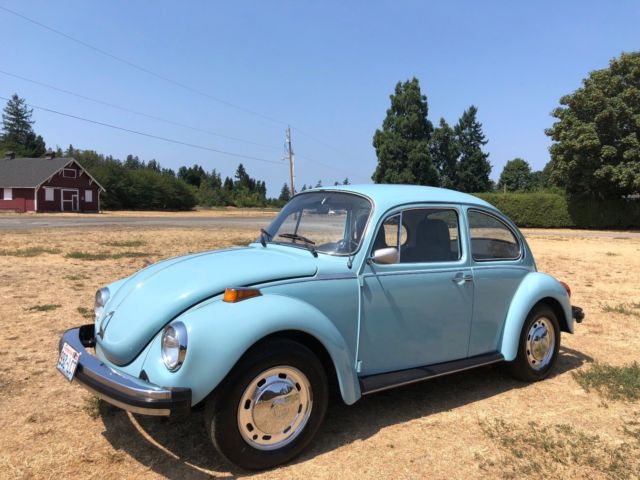 1974 vw super beetle 1 owner 29,000 original miles rust free all orig no reserve