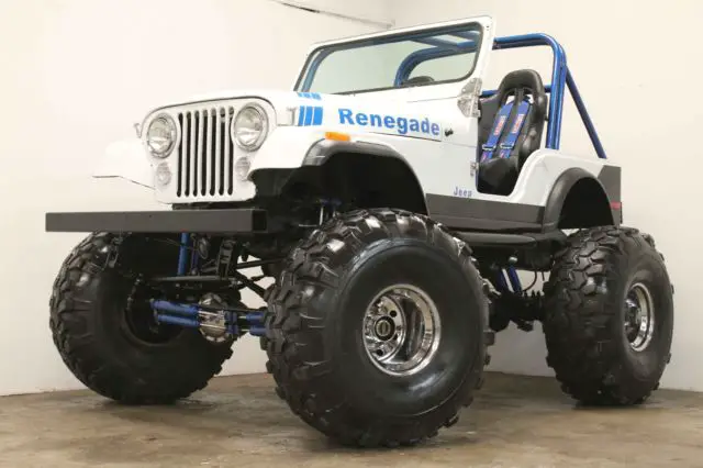 jeep cj-5 cj5 12" suspension lift 44" tires chevy small block