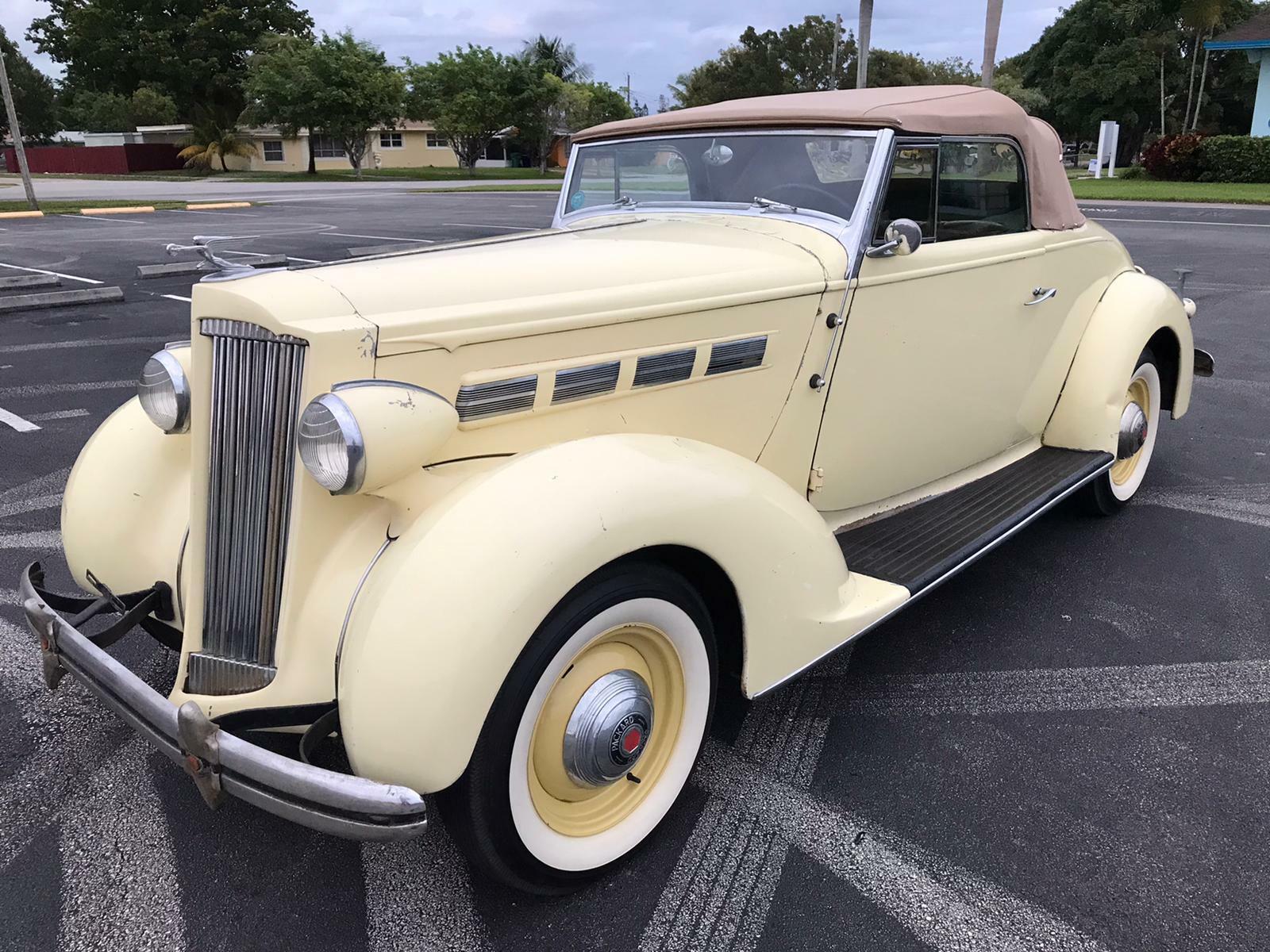 1937 packard model 120 c 1099 convertible original rare low miles