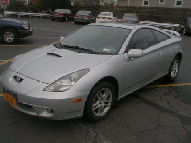 2002 toyota celica 3dr lb gt silver, 89,000 mi, driver air bag in harrison, ny