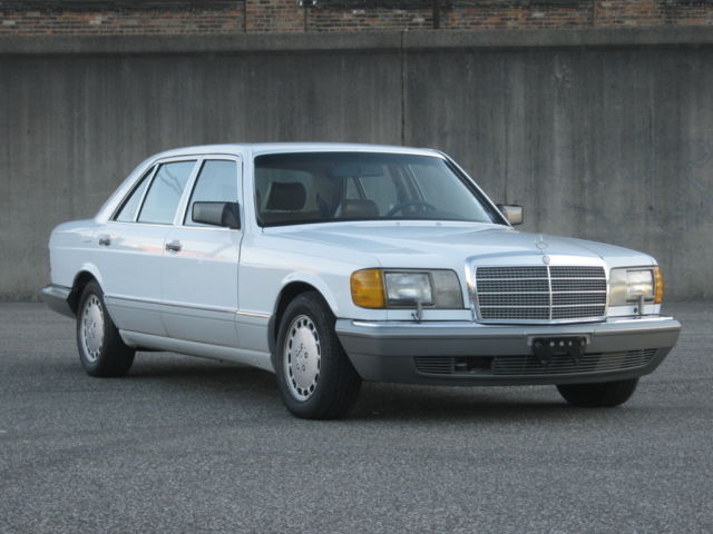 1991 merceds 560sel arctic white low miles