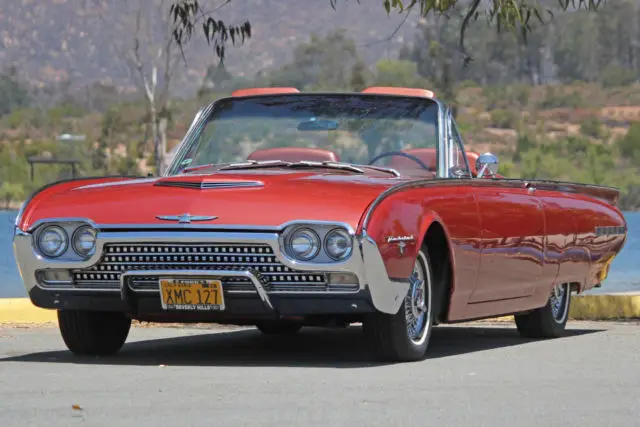 1962 ford thunderbird sports roadster tonneau 390 v8 stunning condition