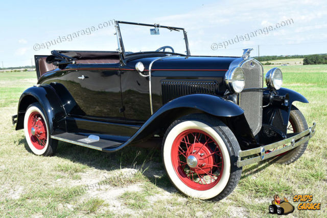 1931 ford model a rumble seat roadster "all henry steel"