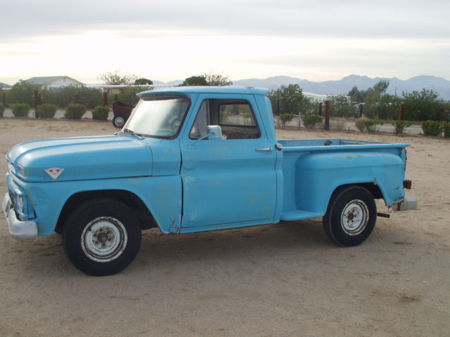 1964 gmc 1/2 ton c10 short bed step side v6 4speed