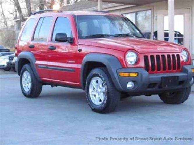 used 2004 jeep liberty 4x4 sport, v6 power, 5-speed manual suv, 130,165 miles in colorado springs, co