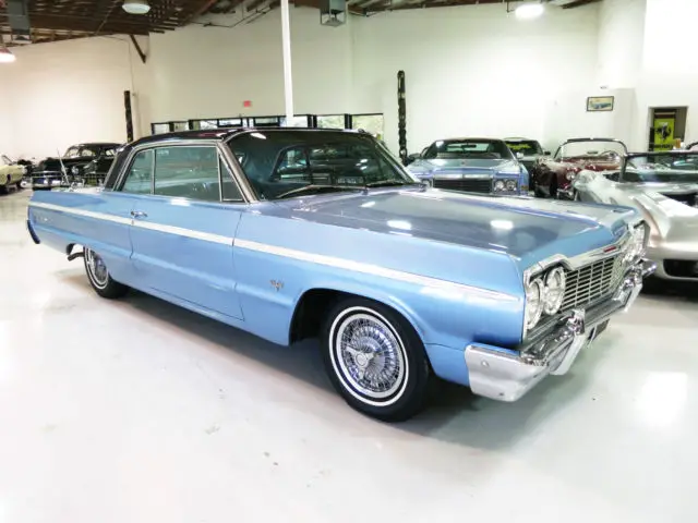 1964 impala ss 2dr ht - 1 family owned - black plate california car - a/c - wow!