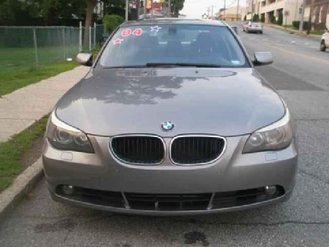 2004 bmw 5 series 530i 4dr sdn grey, 102,000 mi, driver air bag in harrison, ny