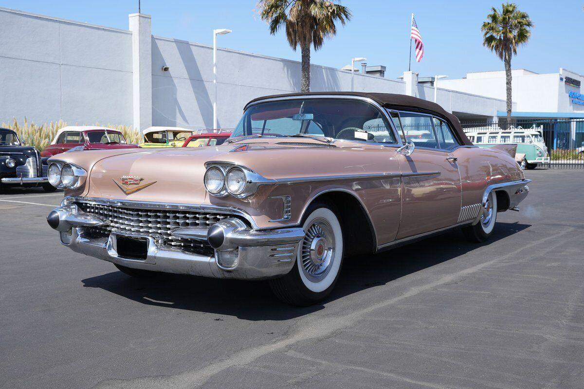 1958 cadillac eldorado biarritz convertible copper metallic