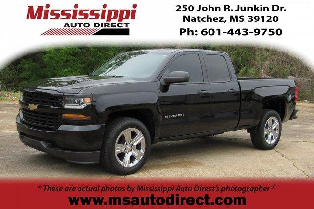 used 2016 chevrolet silverado 1500 2wd double cab custom natchez, ms 39120 for sale in church hill, mississippi