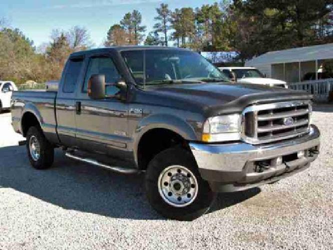 used 2003 ford super duty f-250 xlt 4x4 truck, 217,000 miles in louisburg, nc