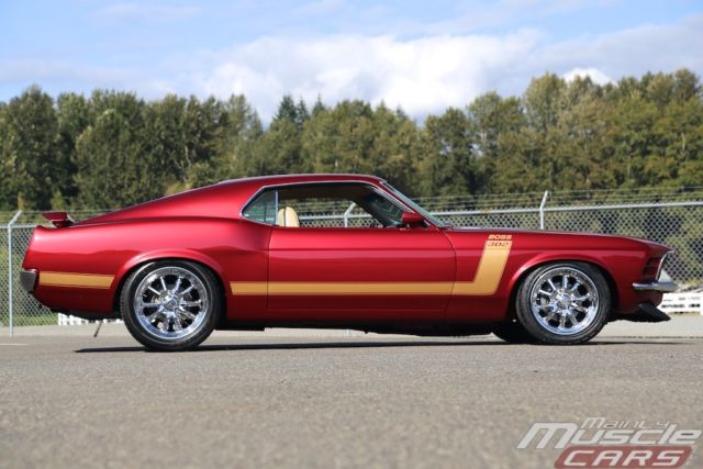 1970 mustang mach 1 - 347 stroker - pro touring monster with sleek boss styling