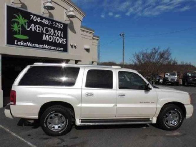 2004 cadillac escalade esv **htd. tan lthr seats**roof**bose**awesome ride* in denver, nc