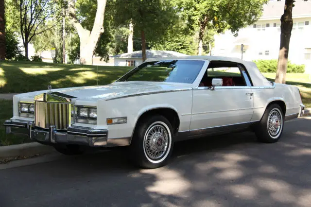 1984 cadillac eldorado converitble - 25,365 miles