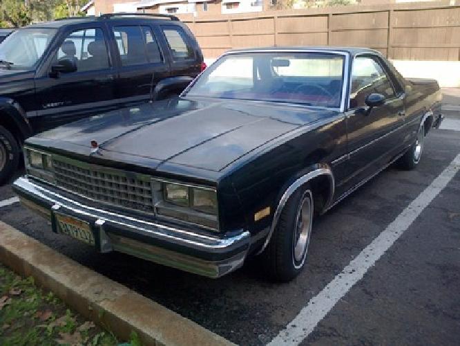 1983 chevy el camino /obo in escondido, ca