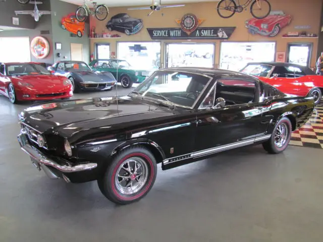 1965 ford mustang fastback gt 289 a code, 4 speed black beauty!