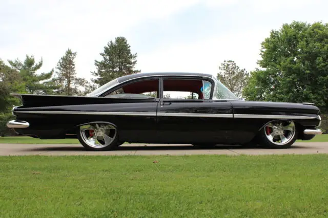 1959 chevy belair pro tour ls1 6 speed 4 whl disc air ride air cond 22+20 whls