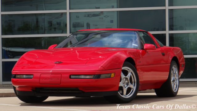 1994 chevrolet corvette zr1 coupe red 6 speed 5.7 350 405hp