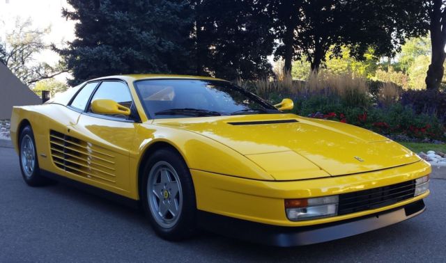 ferrari testarossa, major service just completed 14,000 km no reserve!!!