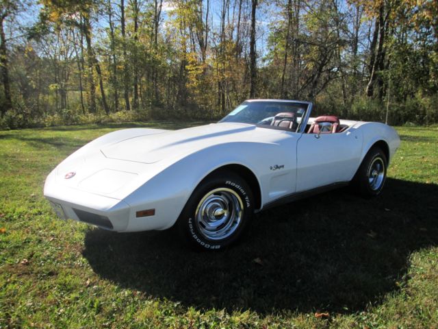 1974 corvette convertible: mostly original with a 4 speed transmission