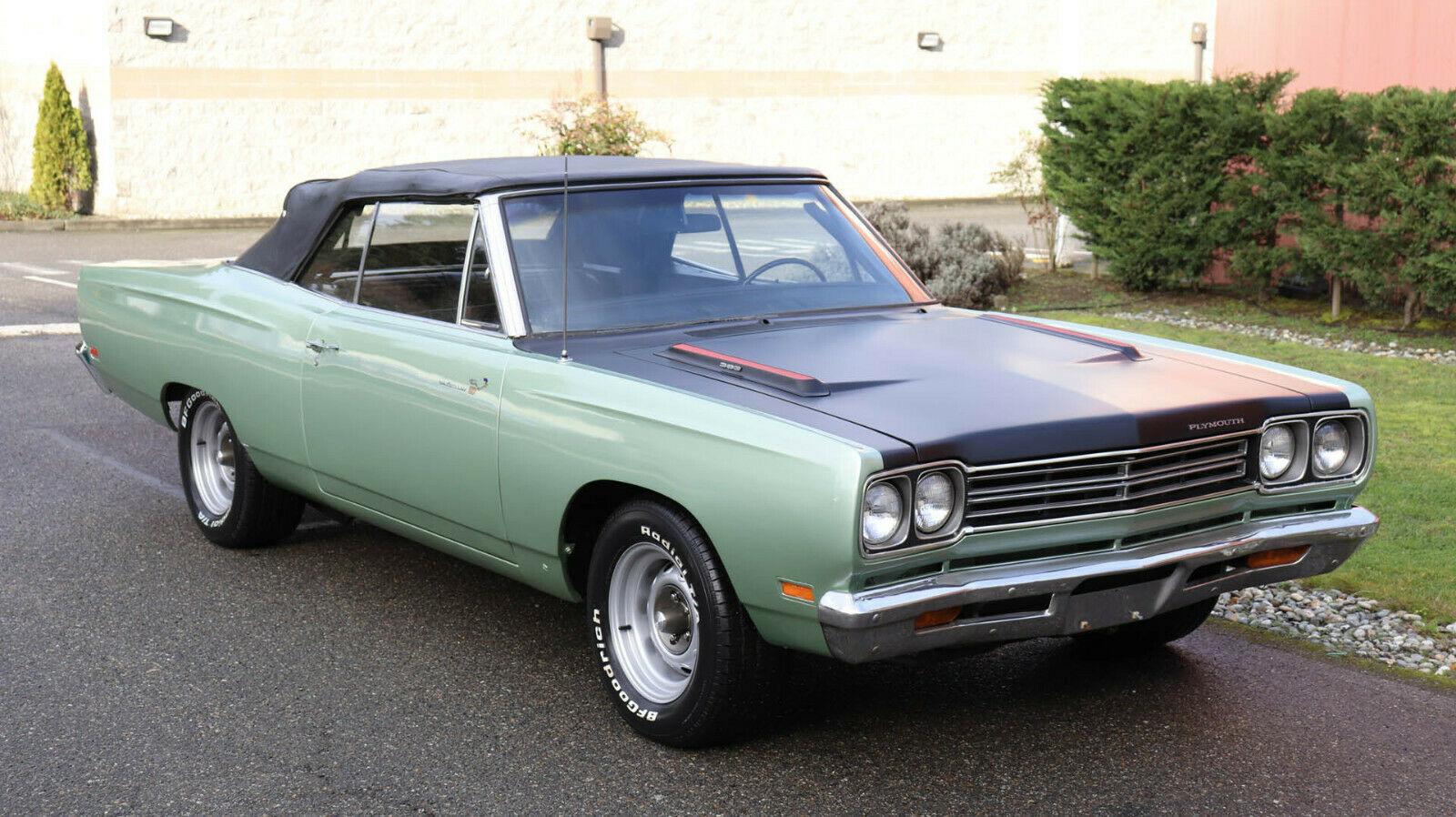 1969 plymouth road runner convertible 1 of 1880 40567 miles