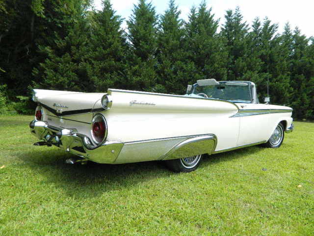 1959 ford galaxie fairlane 500 sunliner convertible 352 v8 restored georgous!