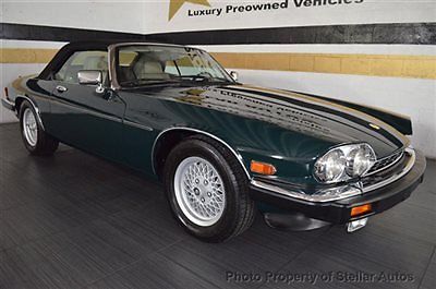 clean carfax florida car xjs v12 convertible collector car low miles only 46k