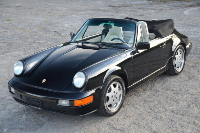 stunning 64500 mile 5 speed 964 c4 cabriolet