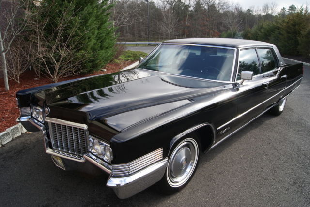 1970 cadillac fleetwood brougham triple black collector quality vehicle !!!