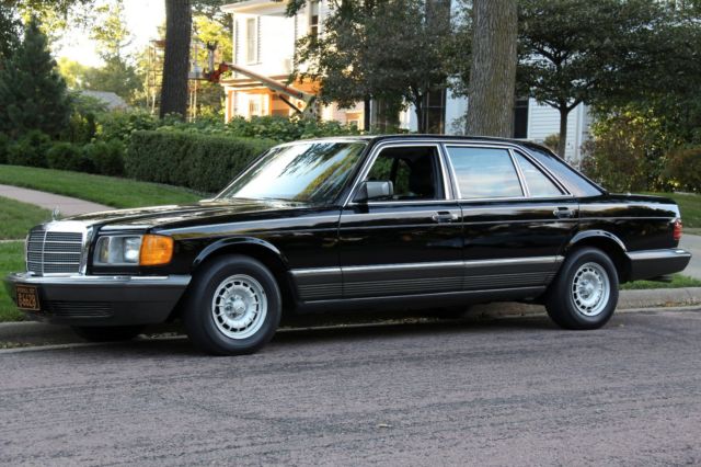 1982 mercedes 380sel sedan - 2 owner - 86,569 miles