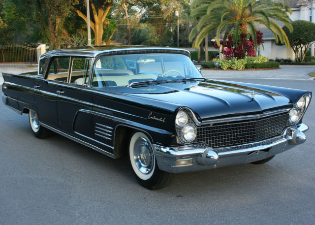 fifties most opulent luxury car - 1960 lincoln mark v sedan - 89k orig mi
