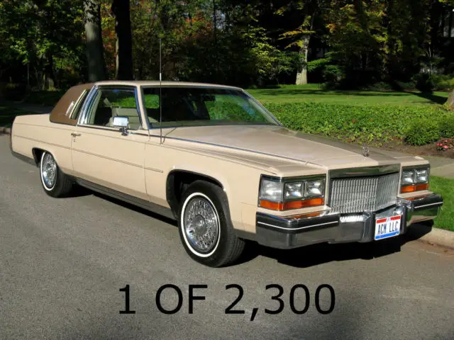 1 of 2,300 rare 1980 fleetwood brougham coupe, 6.0 liter v8 low miles, leather!!