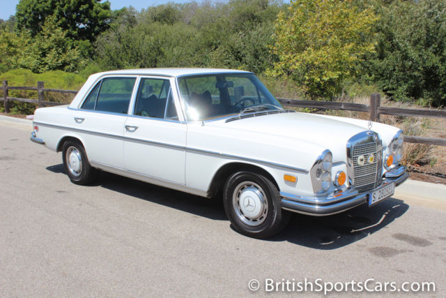 1972 mercedes benz 280 sel original paint california car excellent condition