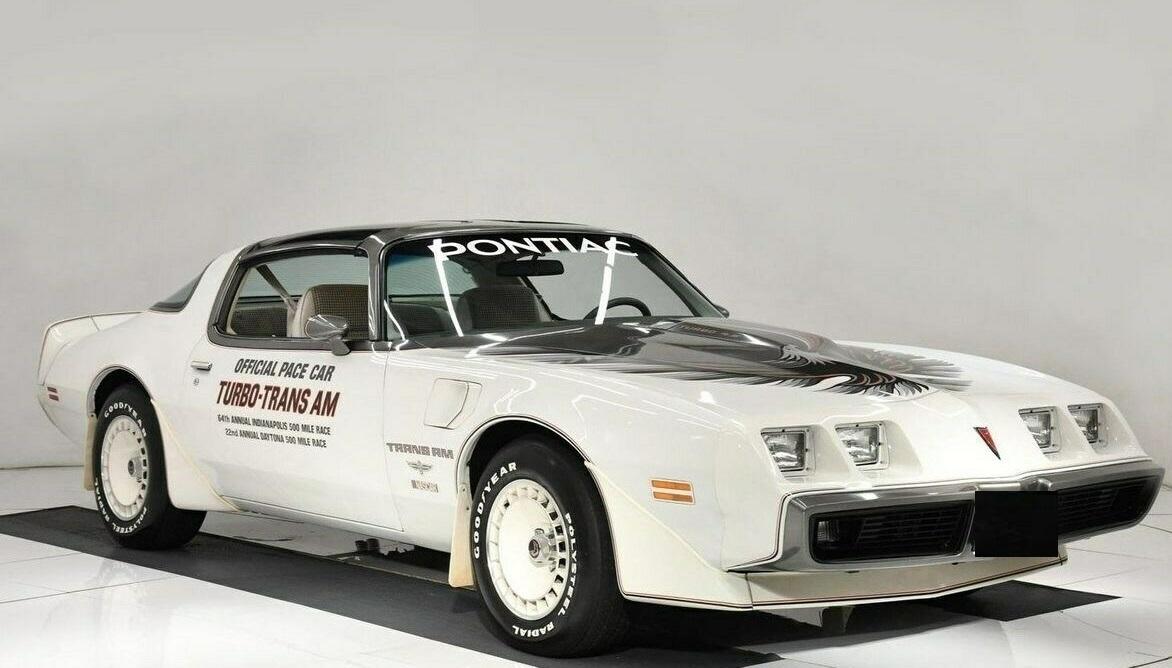 1980 pontiac trans am pace car cameo white 14366 actual mile survivor