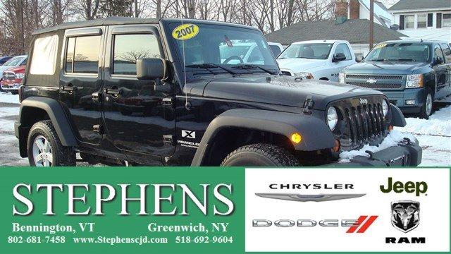 2007 jeep wrangler unlimited x bennington, vt for sale in bennington, vermont