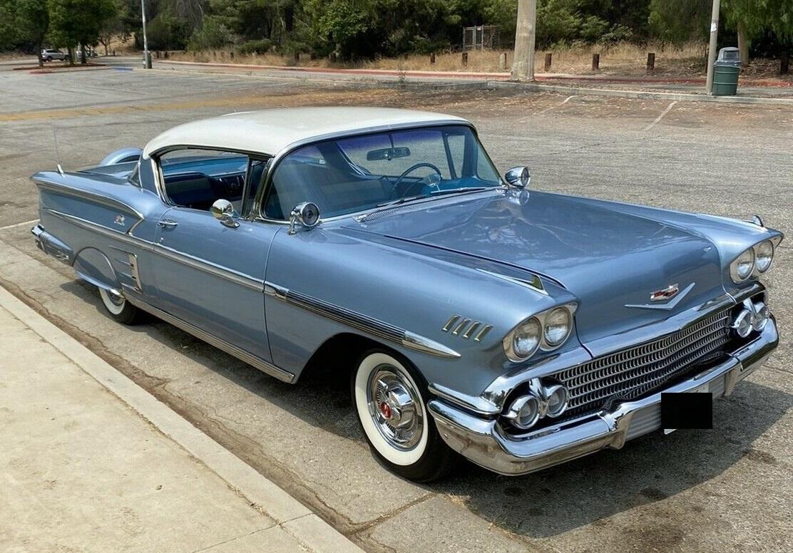 1958 chevrolet impala coupe big block 348 manual transmission