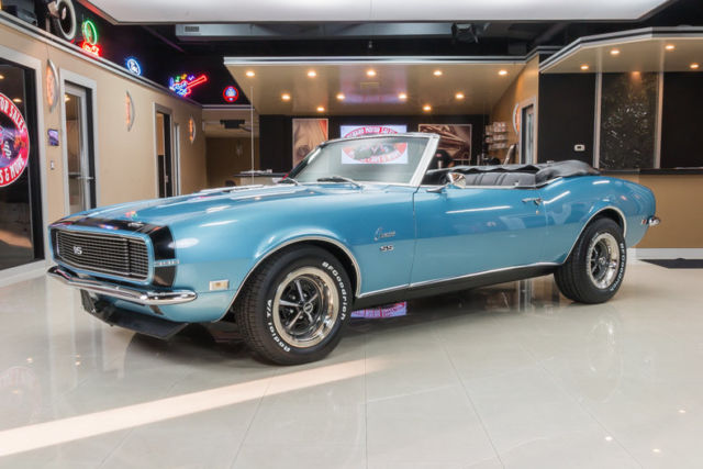 restored convertible! gm 396ci v8, muncie 4-speed manual, pb, disc, posi & more
